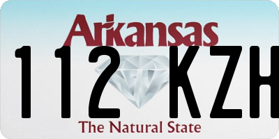 AR license plate 112KZH