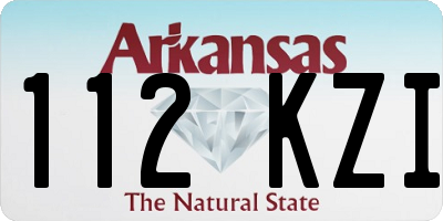 AR license plate 112KZI