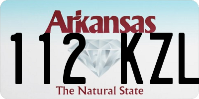 AR license plate 112KZL