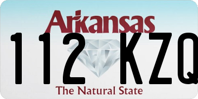AR license plate 112KZQ