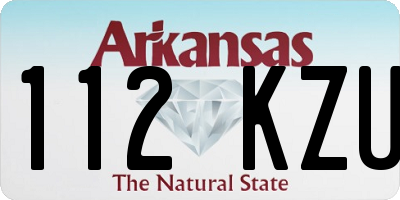 AR license plate 112KZU