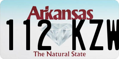 AR license plate 112KZW