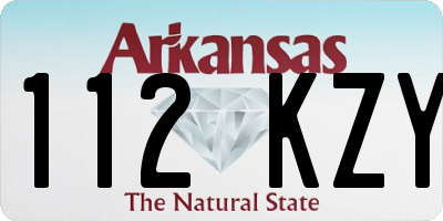 AR license plate 112KZY