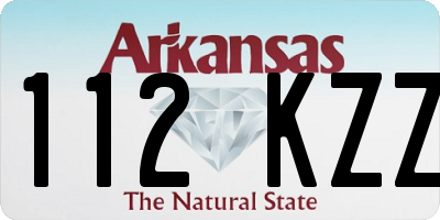 AR license plate 112KZZ