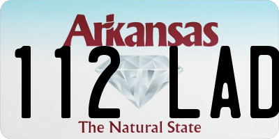 AR license plate 112LAD