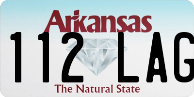 AR license plate 112LAG