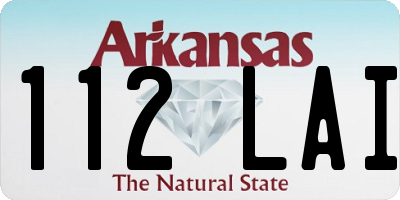 AR license plate 112LAI