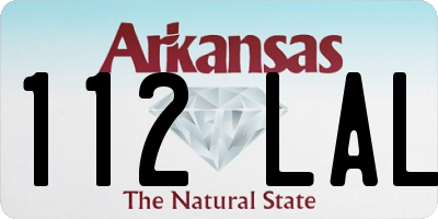 AR license plate 112LAL
