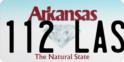 AR license plate 112LAS