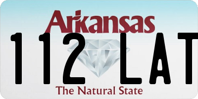 AR license plate 112LAT