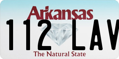 AR license plate 112LAV