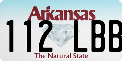 AR license plate 112LBB