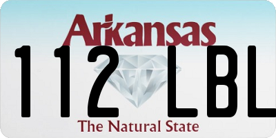 AR license plate 112LBL