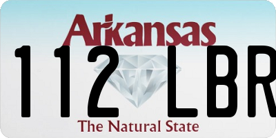 AR license plate 112LBR
