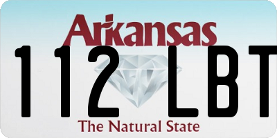 AR license plate 112LBT