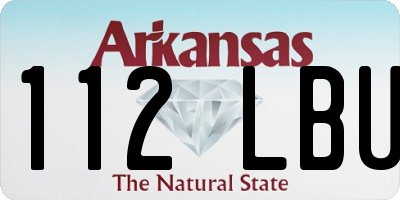 AR license plate 112LBU