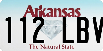 AR license plate 112LBV
