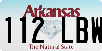 AR license plate 112LBW