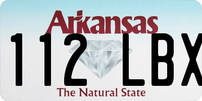 AR license plate 112LBX