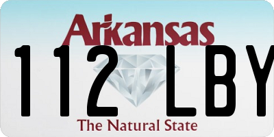 AR license plate 112LBY