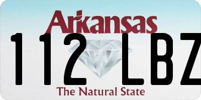 AR license plate 112LBZ