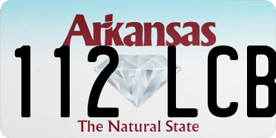 AR license plate 112LCB