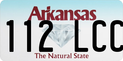 AR license plate 112LCC