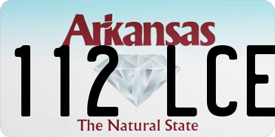 AR license plate 112LCE