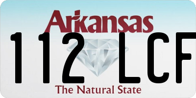 AR license plate 112LCF