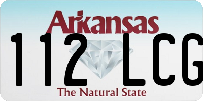 AR license plate 112LCG