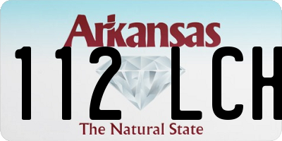 AR license plate 112LCH