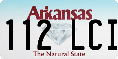 AR license plate 112LCI
