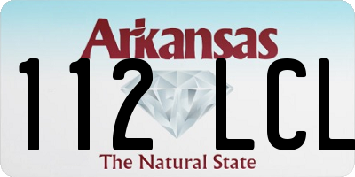 AR license plate 112LCL