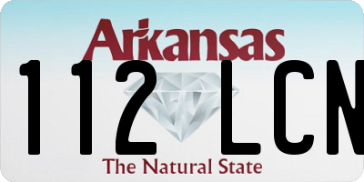 AR license plate 112LCN