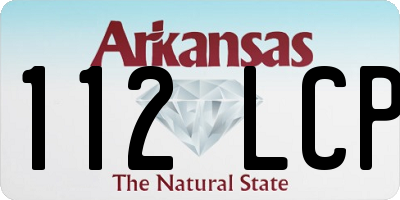 AR license plate 112LCP