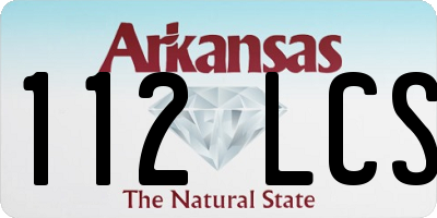 AR license plate 112LCS