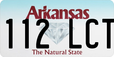 AR license plate 112LCT