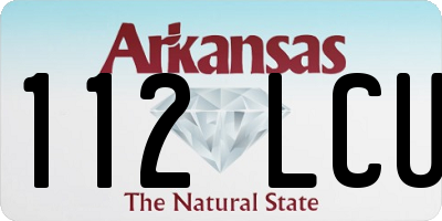 AR license plate 112LCU