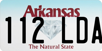AR license plate 112LDA