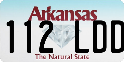AR license plate 112LDD