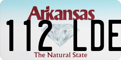 AR license plate 112LDE