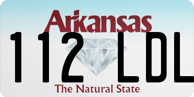 AR license plate 112LDL
