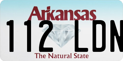 AR license plate 112LDN