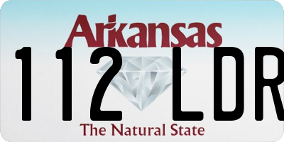 AR license plate 112LDR