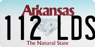 AR license plate 112LDS