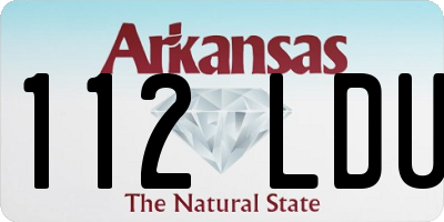 AR license plate 112LDU