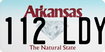 AR license plate 112LDY
