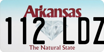 AR license plate 112LDZ