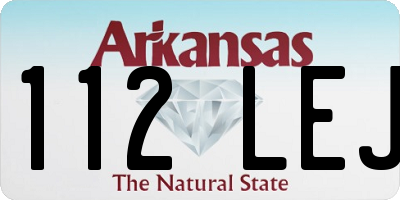 AR license plate 112LEJ