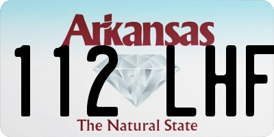 AR license plate 112LHF